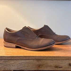 Clarks Women's Dark Gray Slip-On Loafers